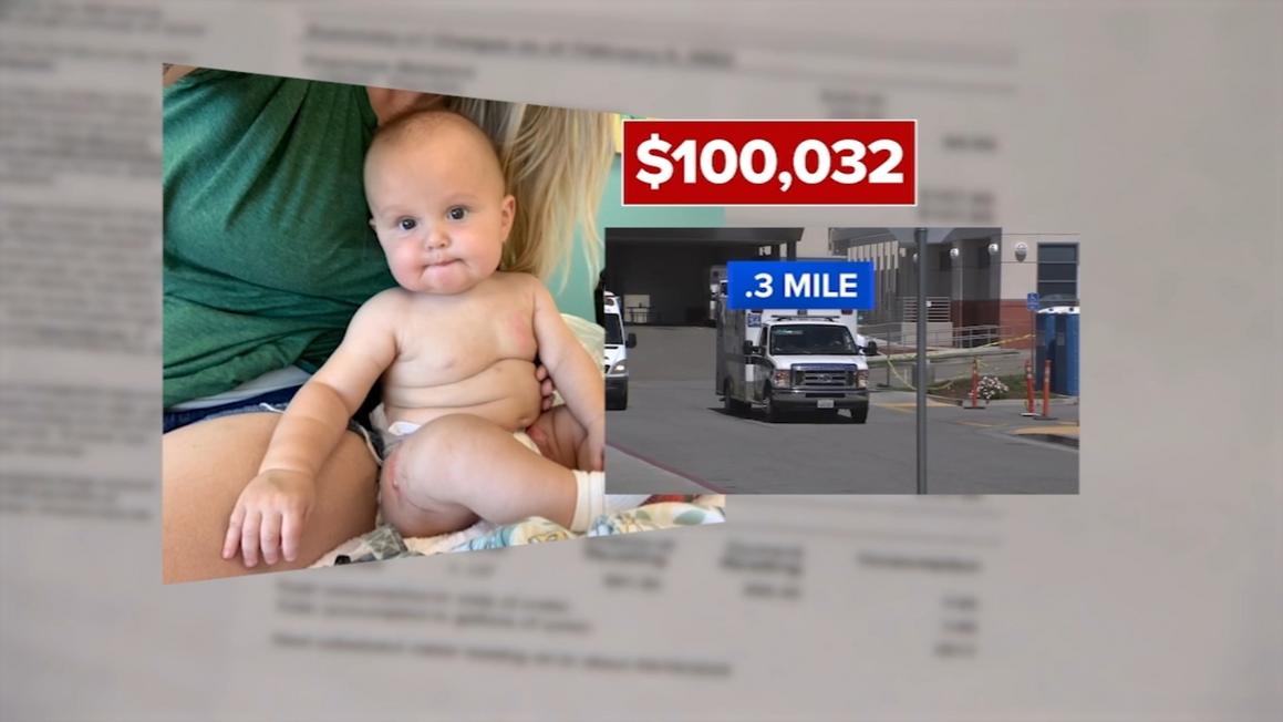 Gia đình ở Antioch khốn đốn vì hóa đơn y tế hàng trăm ngàn đô sau khi bé sơ sinh bị bỏng nặng 1 17505558 081125 kgo ambulance bill img