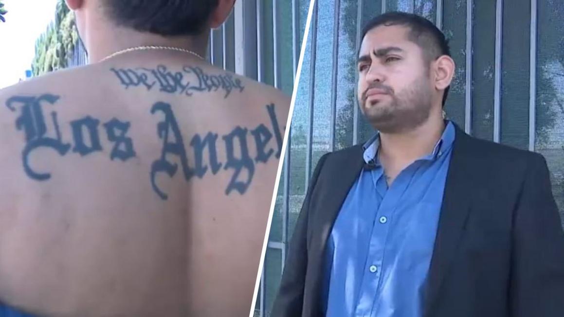 Công dân Mỹ gốc Latin tố bị chính quyền Trump kỳ thị trong cuộc bố ráp nhập cư 1 brian gavidia tattoo montebello immigration