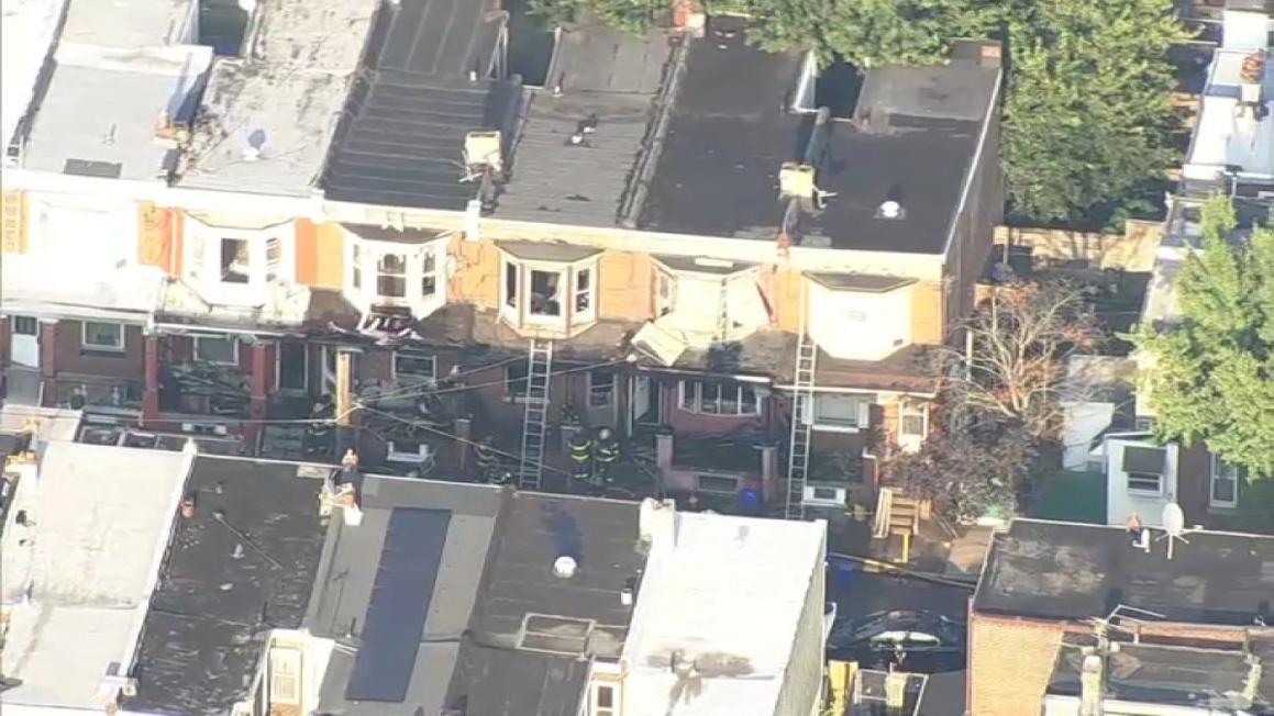 Nhiều nhà liền kề bốc cháy tại Kensington 1 rowhome fire