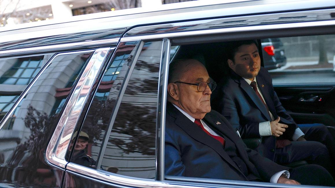 rudi guliani in car fox news