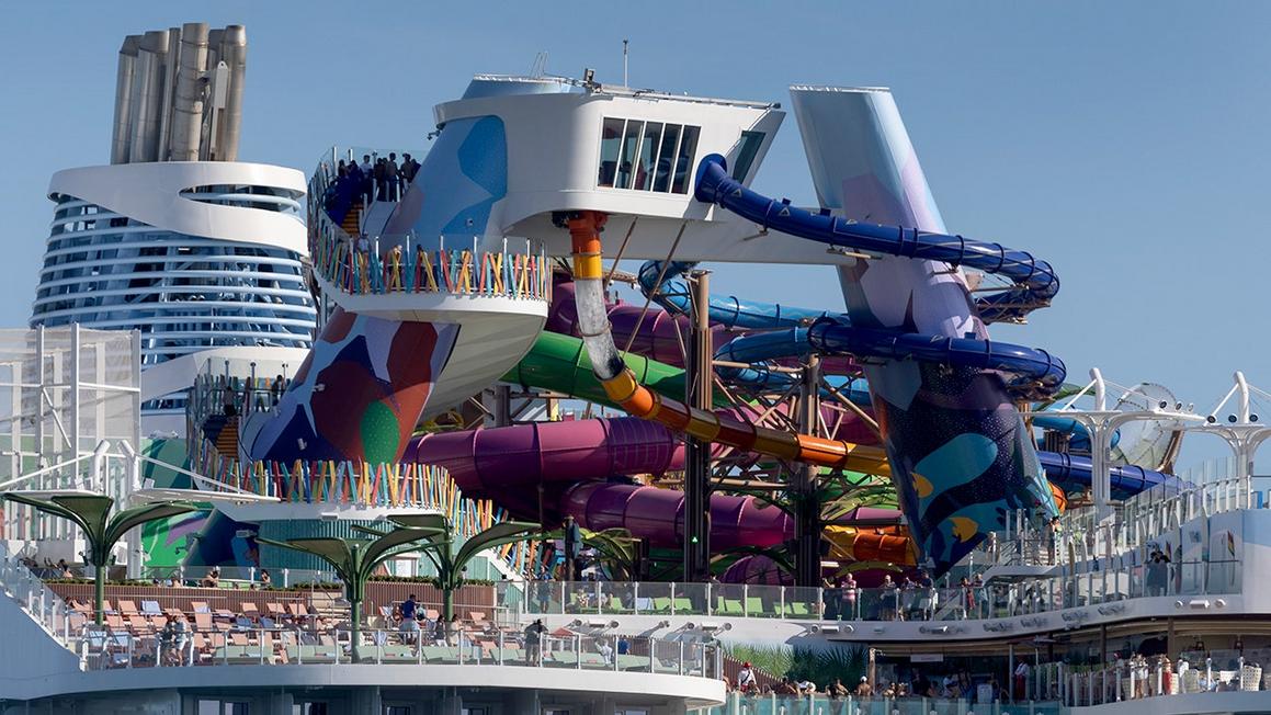 water slides icon of the seas