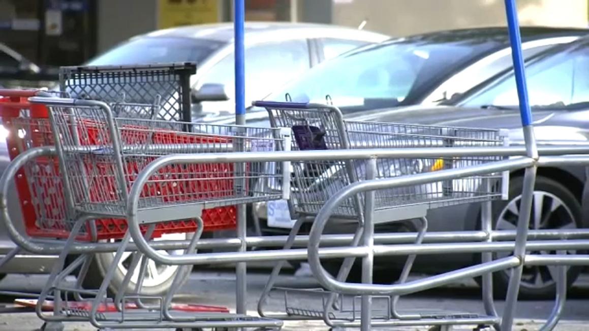 17711409 GroceryCartsEmpty