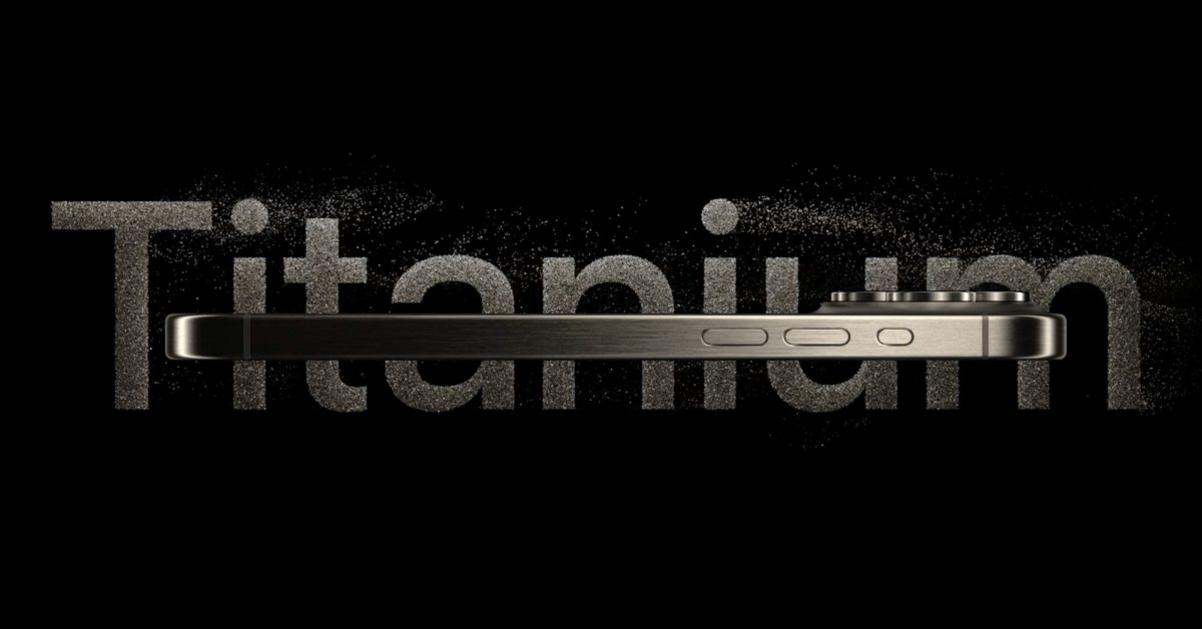 Titanium iPhone 15 Pro