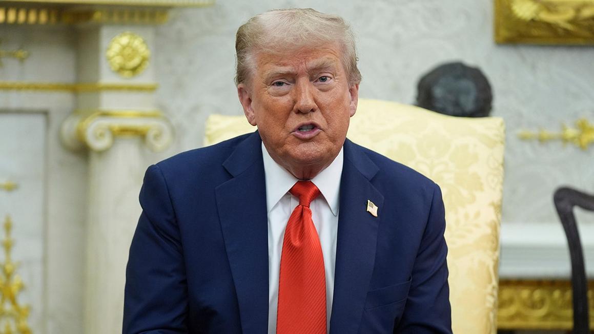 donald trump polish president oval office