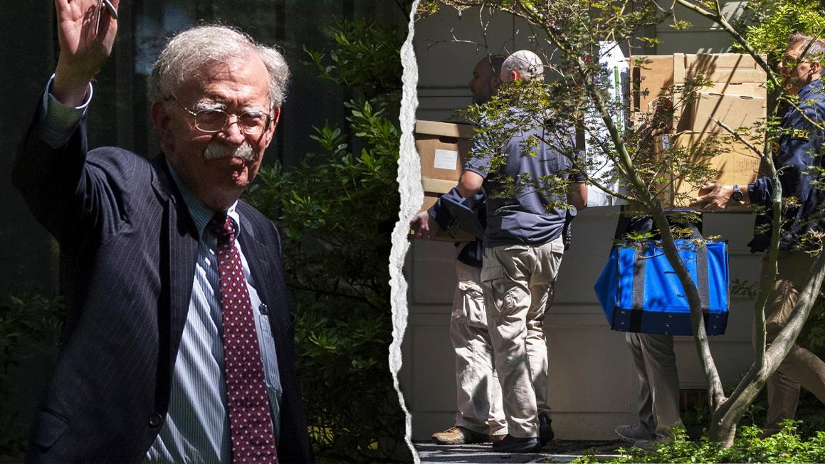 john bolton fbi raid split display