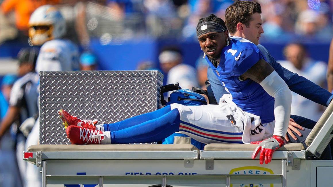 Cựu sao Giants kêu gọi NFL bỏ sân cỏ nhân tạo sau chấn thương của Malik Nabers 1 nfl giants malik nabers 092825 1
