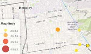 Động đất 2.8 độ rung chuyển khu vực Berkeley 13 Động đất 2.8 độ rung chuyển khu vực Berkeley