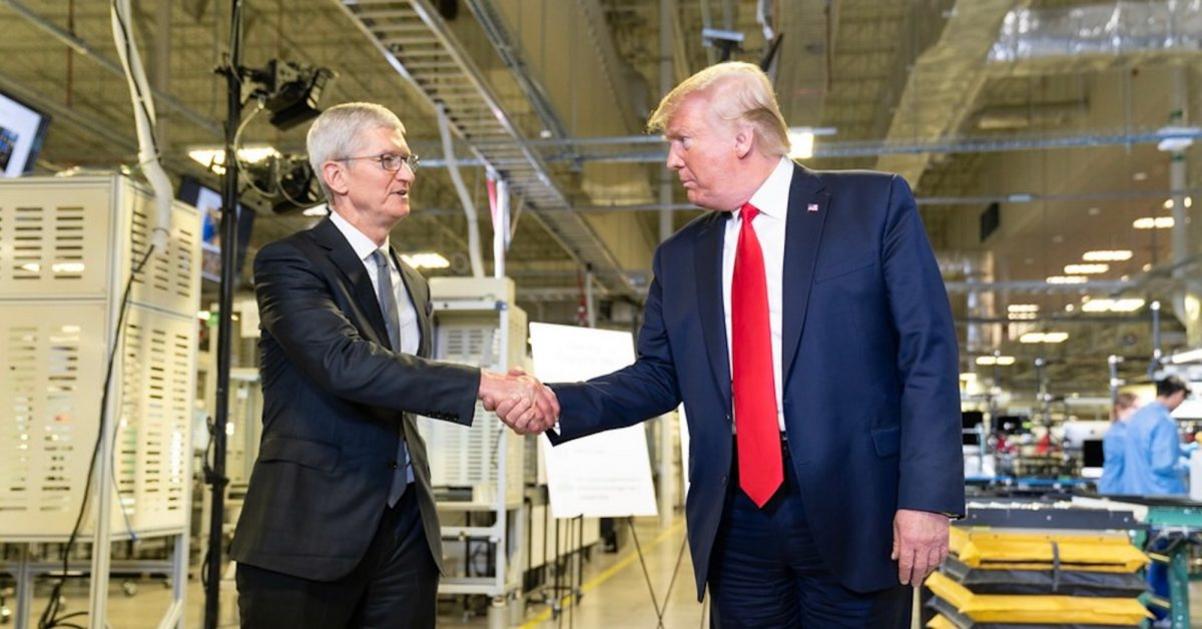 tim cook trump