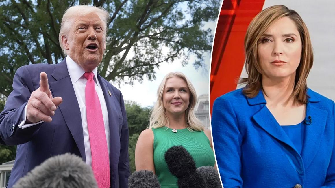 trump karoline leavitt margaret brennan
