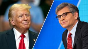 Tổng Thống Trump chế giễu George Stephanopoulos, tuyên bố sẽ từ chối câu hỏi từ ABC vì cách đối xử với JD Vance 21 Tổng Thống Trump chế giễu George Stephanopoulos, tuyên bố sẽ từ chối câu hỏi từ ABC vì cách đối xử với JD Vance