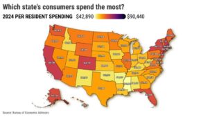 Người dân California chi tiêu nhiều hơn 8.640 đô la so với người Mỹ trung bình. Tiền đó đã đi về đâu? 14 Người dân California chi tiêu nhiều hơn 8.640 đô la so với người Mỹ trung bình. Tiền đó đã đi về đâu?