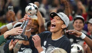 A'ja Wilson của Las Vegas Aces chia sẻ thông điệp đầy tình cảm với ngôi sao NBA Bam Adebayo sau chức vô địch 11 A’ja Wilson của Las Vegas Aces chia sẻ thông điệp đầy tình cảm với ngôi sao NBA Bam Adebayo sau chức vô địch