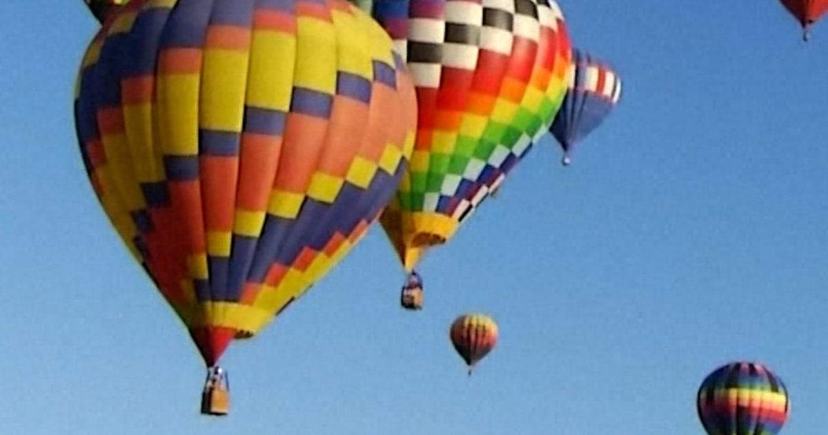 Phi công cất cánh tại Lễ hội khinh khí cầu New Mexico 1 balloons albu hwwlwa