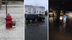 Bão ven biển gây lũ lụt, gió mạnh ở Bờ Biển New Jersey và Delaware