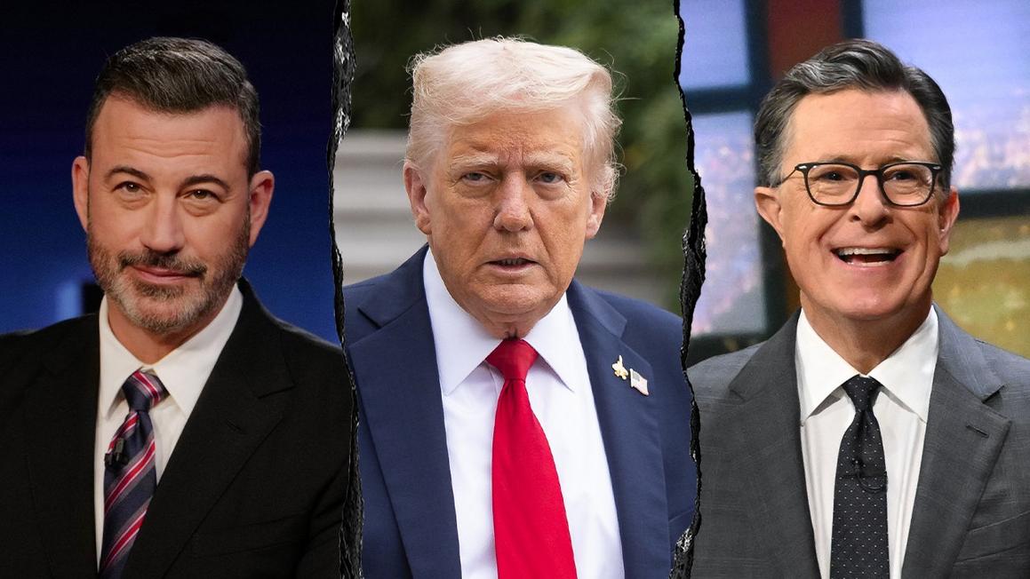 Jimmy Kimmel gọi Tổng Thống Donald Trump là 'đồ khốn' 1 kimmel trump colbert