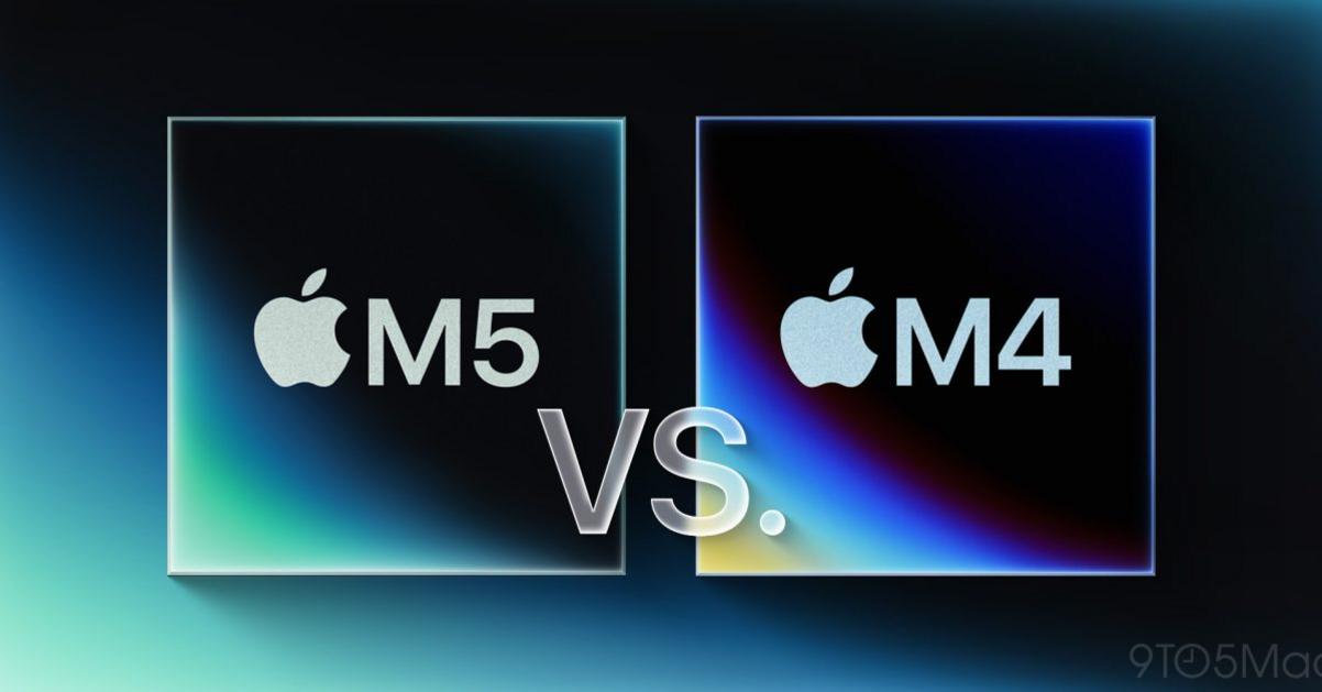 M5 so với M4: Chip Apple Mới Có Gì Hay? 1 m5 vs m4