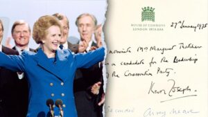 Thư tín đánh dấu bước ngoặt sự nghiệp của Margaret Thatcher được tìm thấy trong garage 9 Thư tín đánh dấu bước ngoặt sự nghiệp của Margaret Thatcher được tìm thấy trong garage