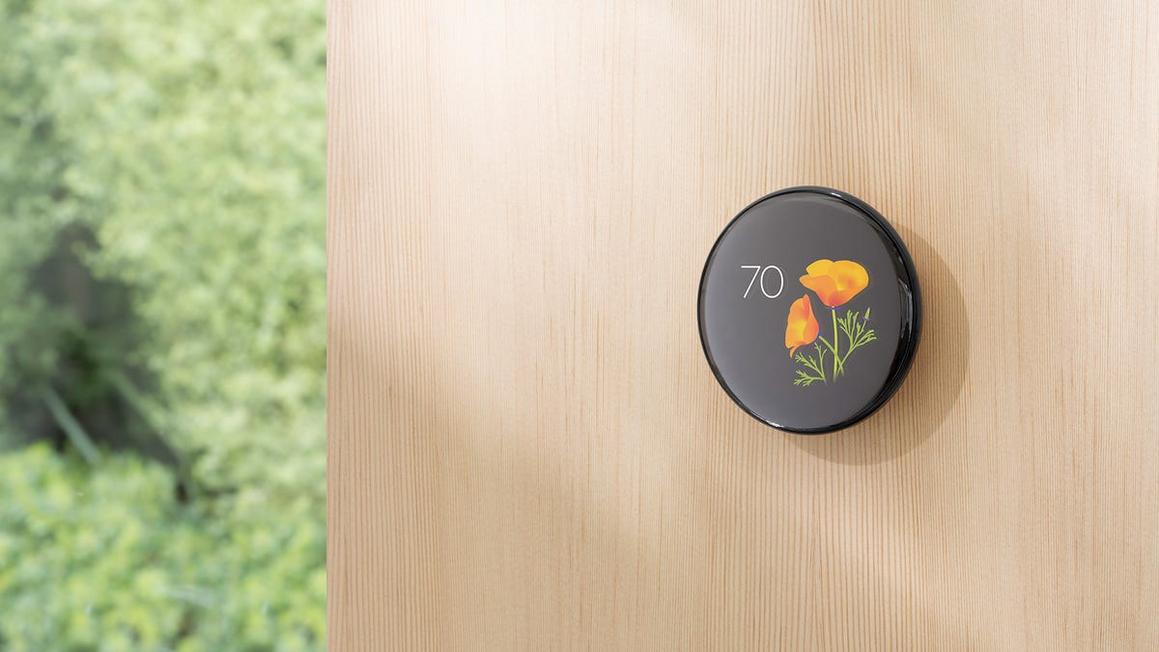 Bộ điều nhiệt Nest Gen 4 mới bổ sung họa tiết nghệ thuật tùy chỉnh 1 seasonal poppy