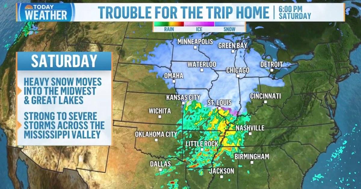 Dự báo thời tiết Lễ Tạ ơn: Al Roker của TODAY theo dõi diễn biến 1 1764247094813 tdy news 7a al thanksgiving weather 251127 1920x1080 hg5kig