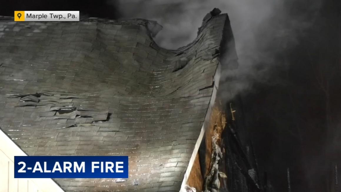 Cháy Nhà tại Hạt Delaware, Tiểu bang Pennsylvania 1 18103682 110225 wpvi marple twp fire 6am video vid