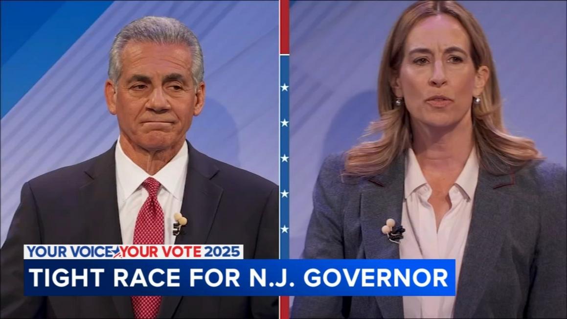 NJ: Mikie Sherrill so kè Jack Ciattarelli 1 18109354 110325 wpvi nj gov race 4 vid vid 1
