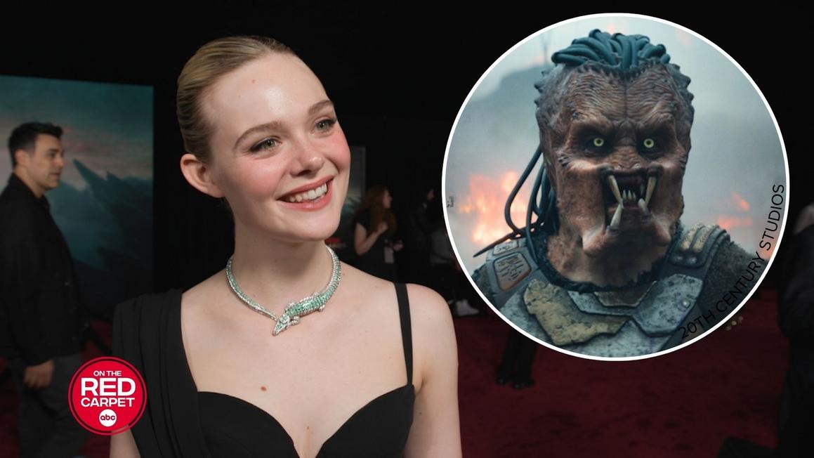 Elle Fanning chia sẻ về 'Badlands' phần mới nhất của 'Predator' 1 18119300 110525 otrc predatorpremiere img