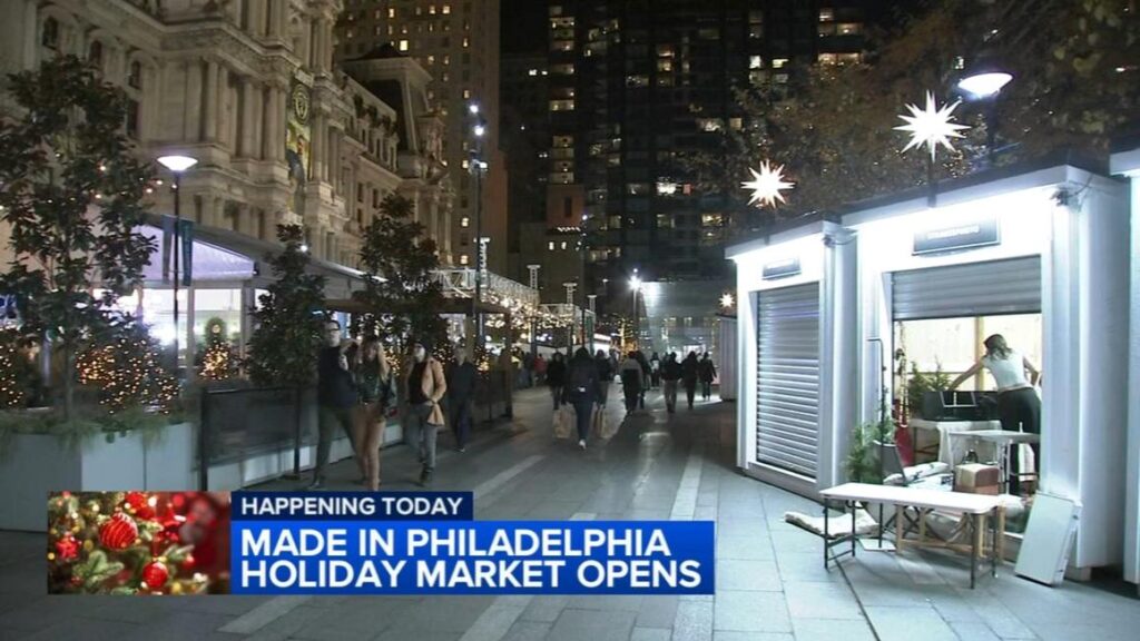 Chợ Giáng Sinh ‘Made in Philadelphia’ Mở Cửa Tại Dilworth Park