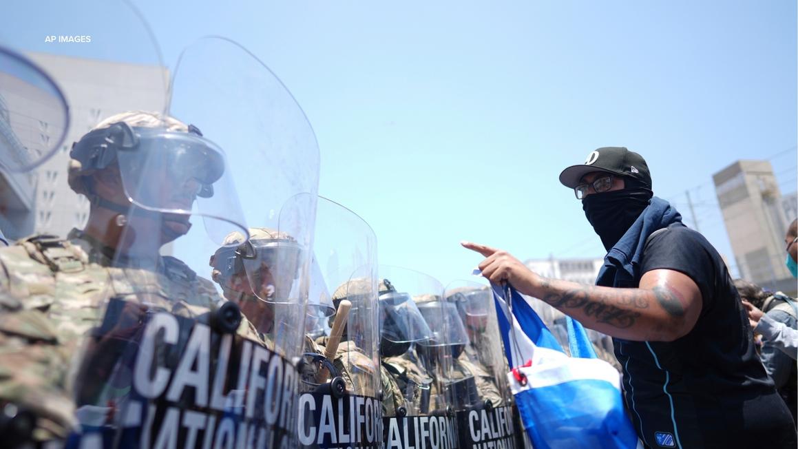 Vệ binh Quốc gia California rút quân khỏi Portland 1 18168054 111725 kabc ca national guard img