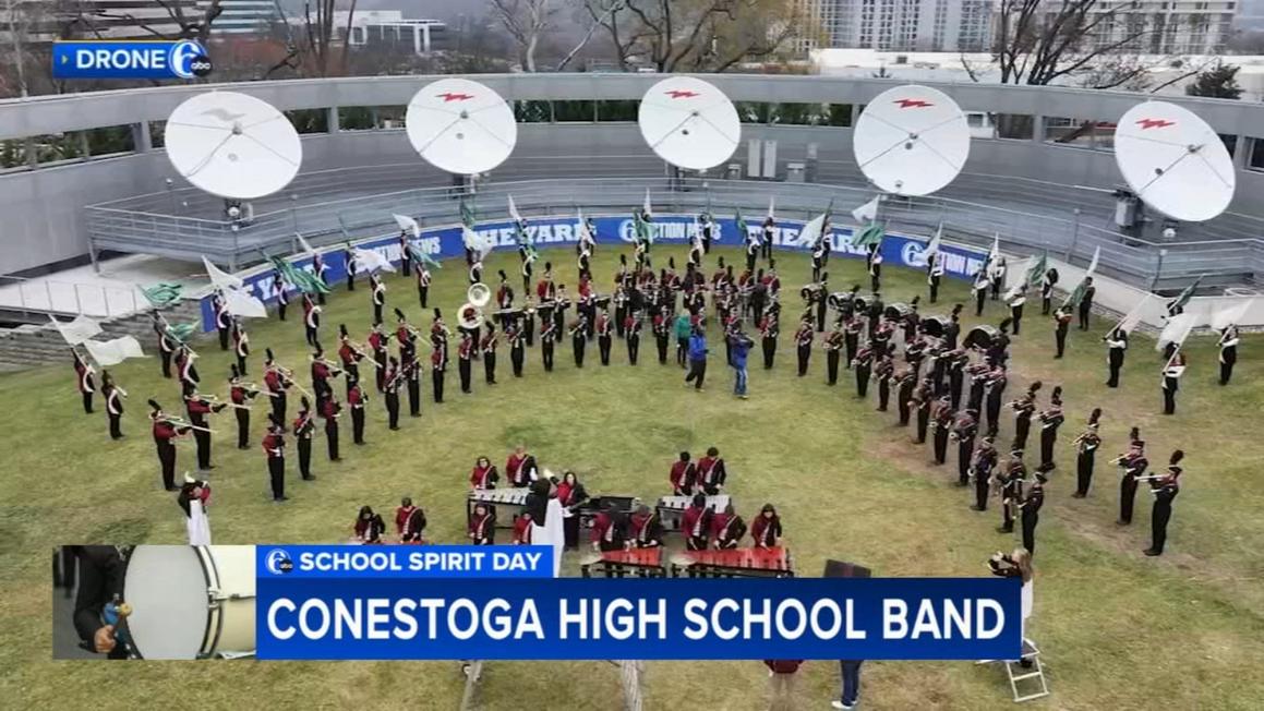Ban Nhạc Hơn 150 Học Sinh Conestoga High School Mang Âm Nhạc Đến Đài 6abc 1 18186327 112125 wpvi maggie conestoga hs band school spirit 1230pm vid