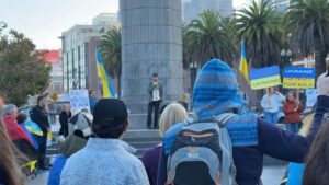 Cộng đồng người Ukraine tại Vịnh America phản đối kế hoạch hòa bình của Tổng Thống Donald Trump