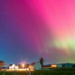 Bão từ trường gây ra cực quang rực rỡ trên bầu trời nước Mỹ