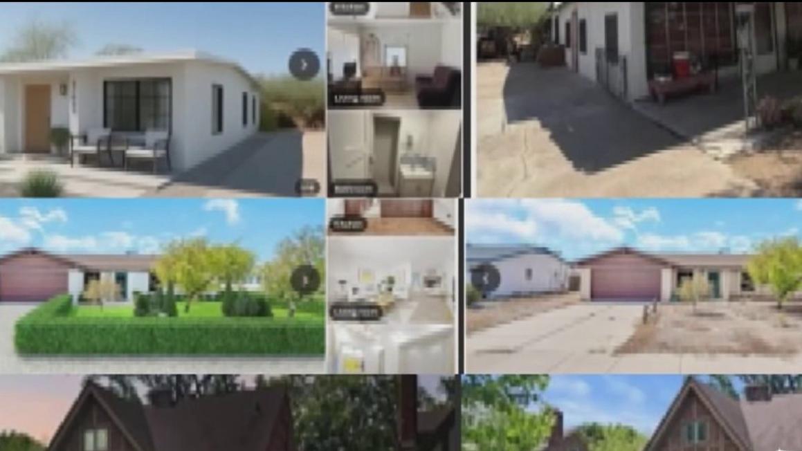 AI enhanced photos show up in real estate listings