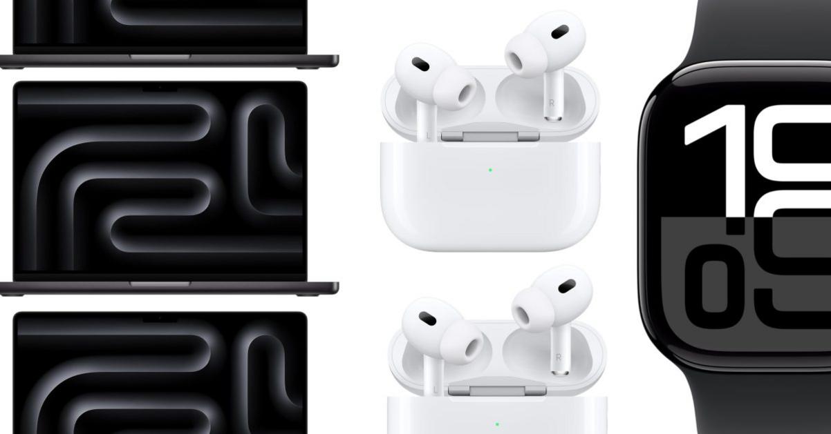 Ưu đãi Thứ Sáu Đen: MacBook Pro M5 giảm $125, AirPods Pro 2 giảm $103 1 Apple deals M5 Macbook Pro AirPods Pro 2
