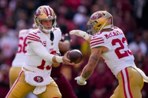 49ers Khởi động Tập Luyện Tuần 10 Đối Đầu Rams: Ricky Pearsall Vắng Mặt, Brock Purdy Và Bryce Huff Trở Lại 11 49ers Khởi động Tập Luyện Tuần 10 Đối Đầu Rams: Ricky Pearsall Vắng Mặt, Brock Purdy Và Bryce Huff Trở Lại
