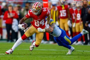 Bảng điểm 49ers đấu Rams: Khả năng chuyền bóng của Jones không đủ bù đắp cho hàng phòng ngự yếu kém 20 Bảng điểm 49ers đấu Rams: Khả năng chuyền bóng của Jones không đủ bù đắp cho hàng phòng ngự yếu kém