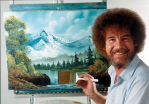 Các bức họa của Bob Ross bán hơn $600K, gây quỹ hỗ trợ các đài truyền hình công cộng Hoa Kỳ