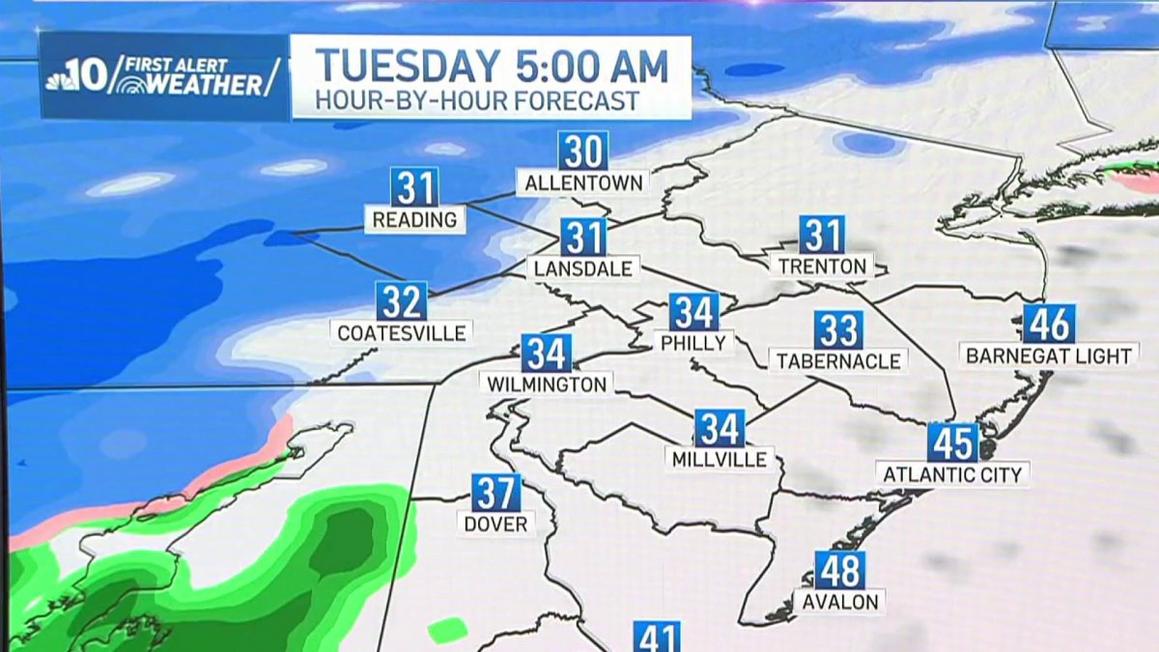 Những điều cần biết trước cơn bão mùa đông vào Thứ Ba 1 Chilly and dry Monday before Tuesday storm 1