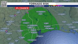 Houston đối mặt với nguy cơ thời tiết khắc nghiệt qua đêm 10 Houston đối mặt với nguy cơ thời tiết khắc nghiệt qua đêm