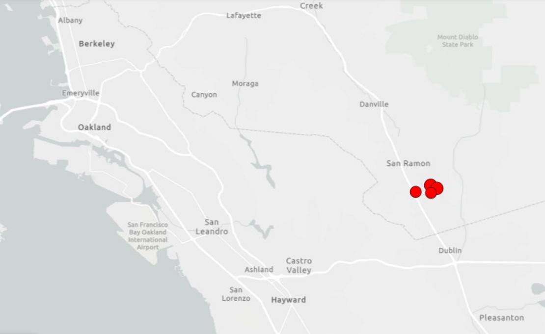 San Ramon Chấn Động Liên Tiếp Với Loạt Động Đất Mạnh 3.7 Độ 1 EARTHQUAKE