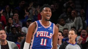 Edwards tỏa sáng từ ghế dự bị, giúp Sixers giành chiến thắng trước Celtics