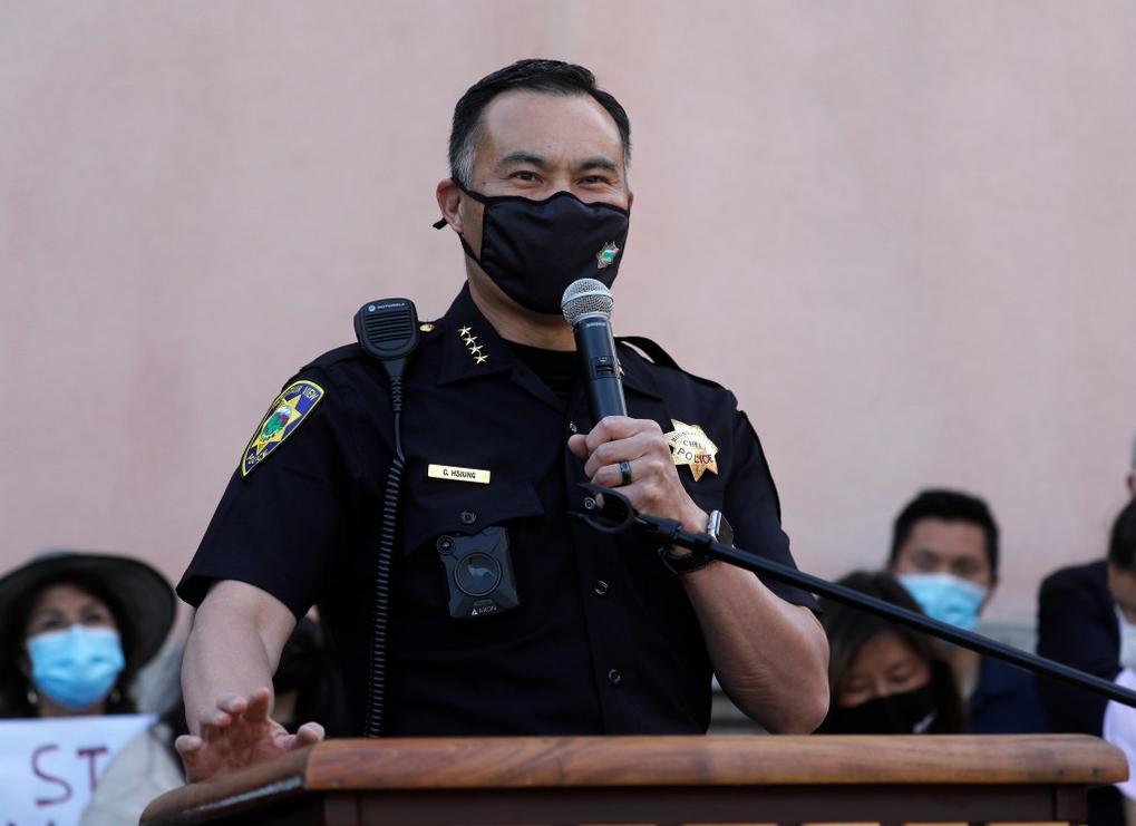 Tân Cảnh Sát Trưởng Hạt San Mateo Tái Bổ Nhiệm Cựu Phó Cảnh Sát Trưởng Từng Từ Chức 1 SJM L MVMARCH 0411 17