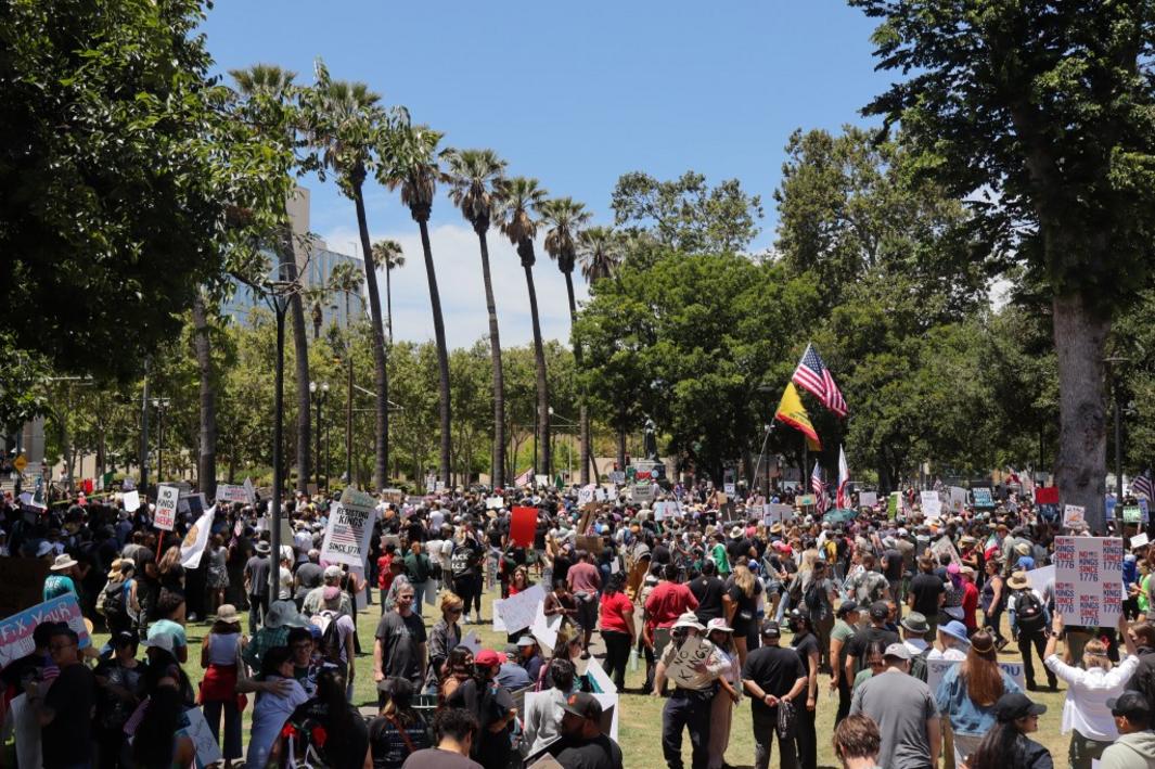 Thư độc giả: Hàng triệu người Mỹ quan tâm đến 'Không Vua' 1 SJM L PROTEST MOS 07