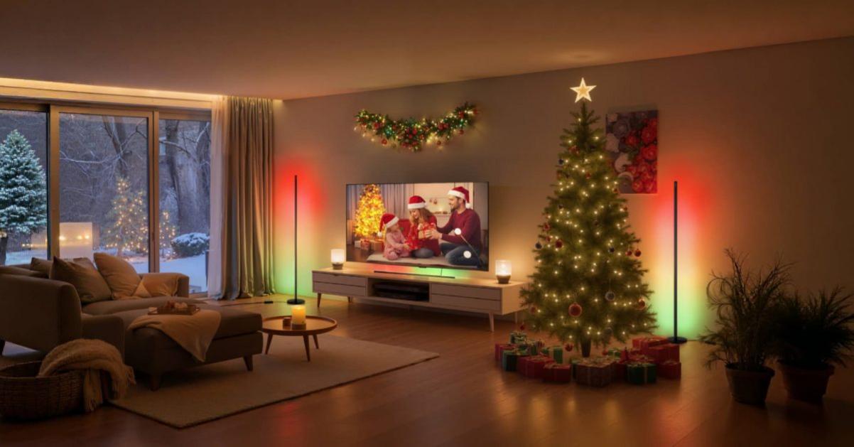 HOMEKIT HÀNG TUẦN: Đèn Đứng Matter Mới Của SwitchBot Mang Màu Sắc Sống Động Với Thiết Kế Tinh Tế 1 SwitchBot Smart RGBICWW Floor Lamp 1