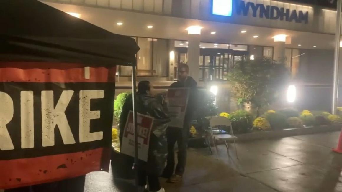 Công nhân khách sạn Wyndham đình công ở Philadelphia 1 Wyndham Strike