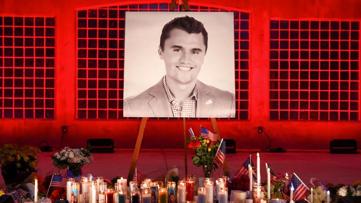 charlie kirk memorial candles orem utah