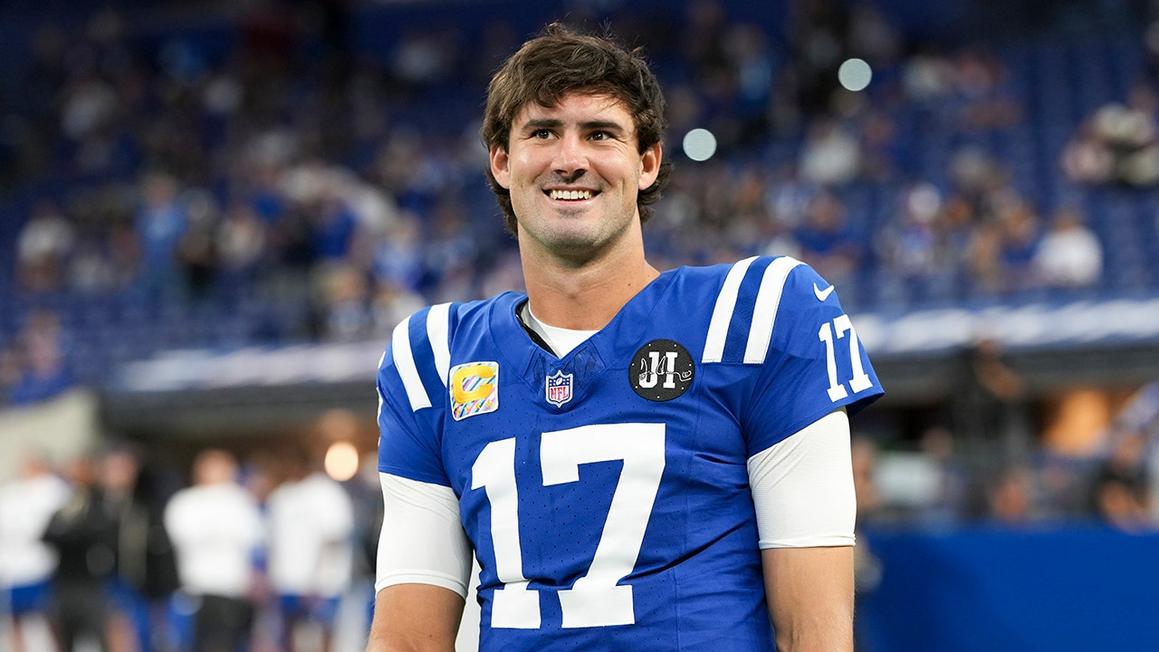 Daniel Jones của đội Indianapolis Colts có thể là cầu thủ dẫn dắt kế tiếp tìm được mái nhà trong năm quyết định: 'Thực sự thích ở đây' 1 daniel jones colts 2