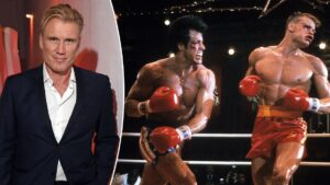Dolph Lundgren thú nhận cảm giác tội lỗi vì làm Sylvester Stallone nhập viện khi quay 'Rocky IV' 2 Dolph Lundgren thú nhận cảm giác tội lỗi vì làm Sylvester Stallone nhập viện khi quay ‘Rocky IV’