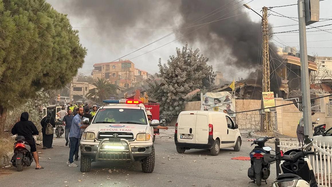 Israel tấn công các mục tiêu Hezbollah ở Lebanon 1 israel strikes lebanon nov 2025