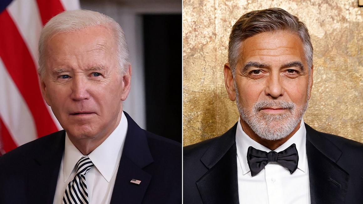 joe biden george clooney suits