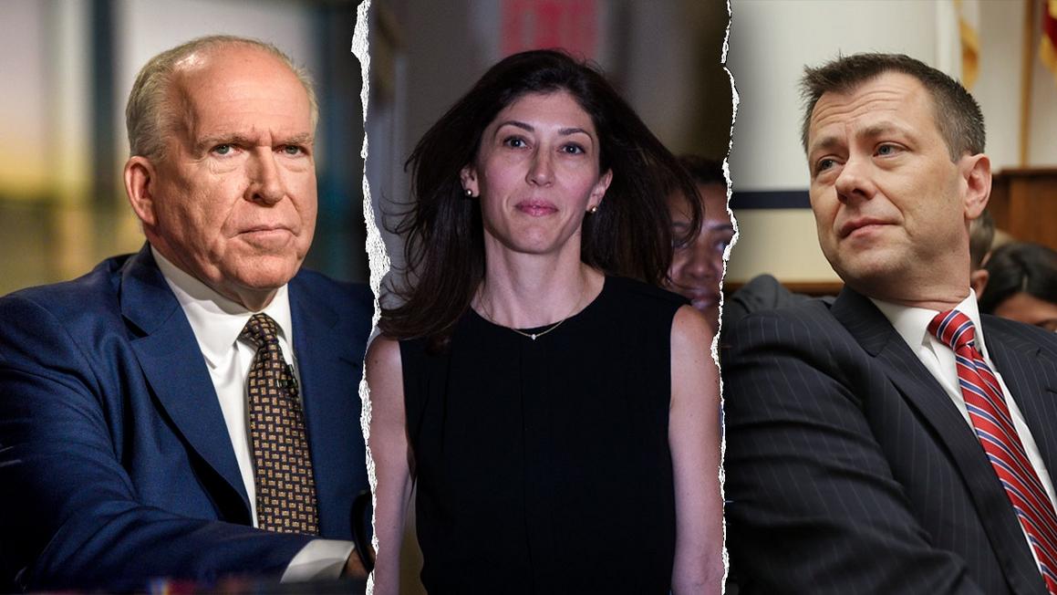 Điều tra Russiagate: Brennan, Strzok, Page bị trát hầu tòa 1 john brennan lisa page and peter strzok
